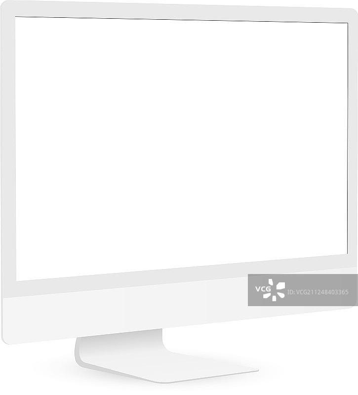 黏土桌面电脑模型样机图片素材