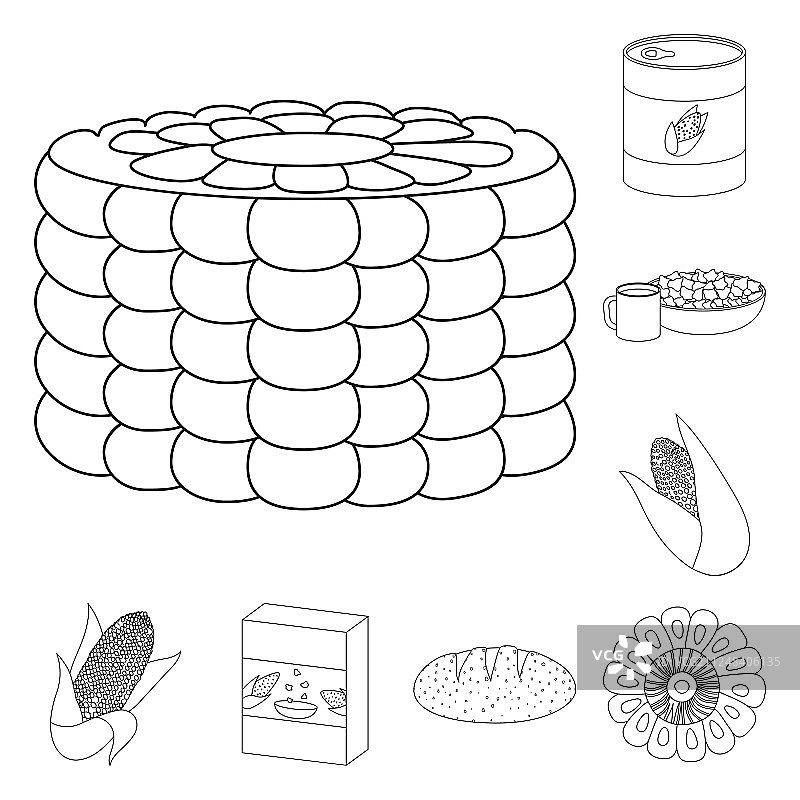 独立农场作物图标合集图片素材