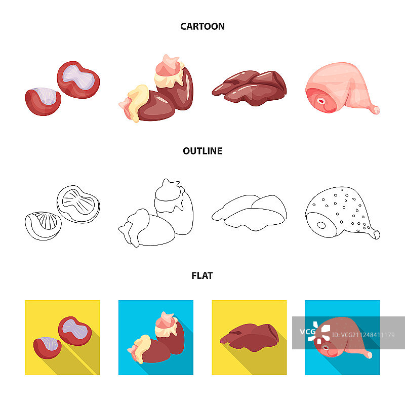 产品和家禽标志图片素材