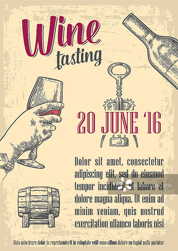 品酒：女性手持葡萄酒杯图片素材