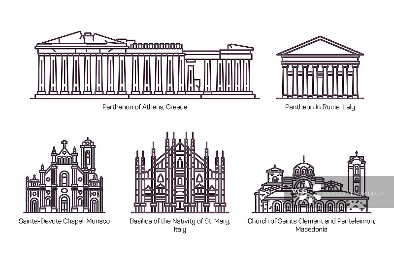 欧洲宗教建筑图片素材