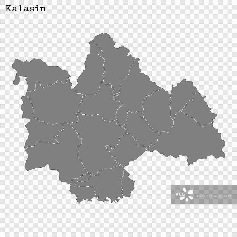 泰国省份地图图片素材