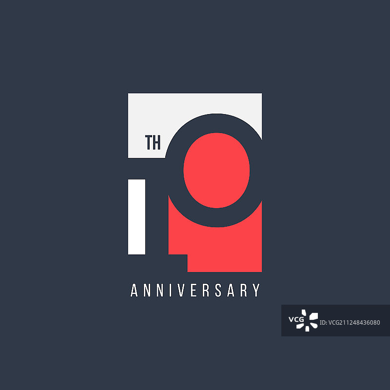 10周年纪念模板设计图片素材