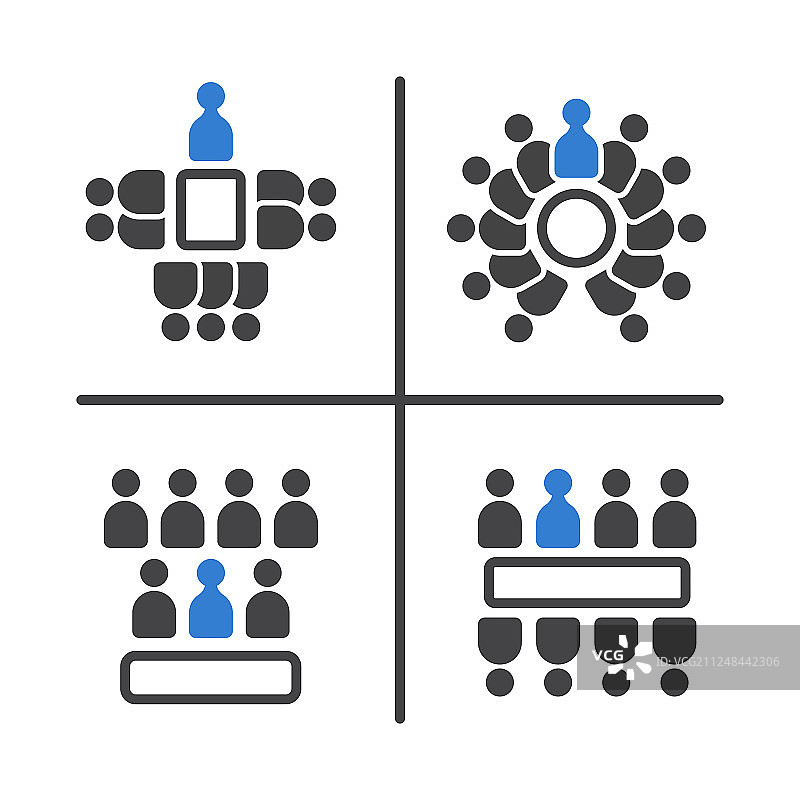 会议图标合集图片素材