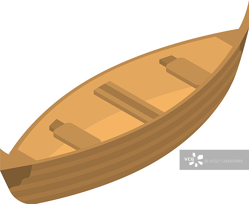 木船图标2.5D风格图片素材