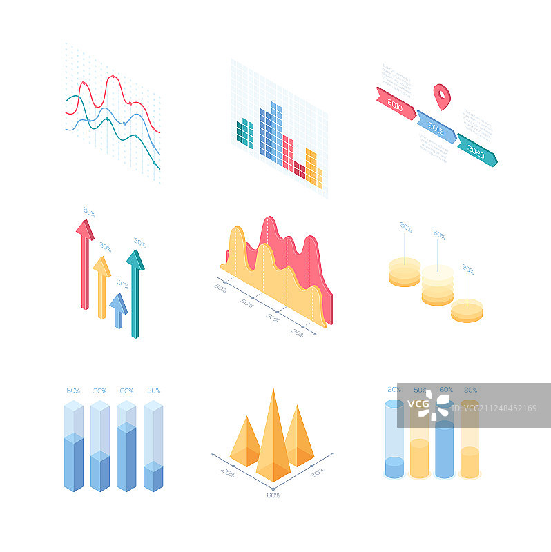 现代信息图表图图片素材
