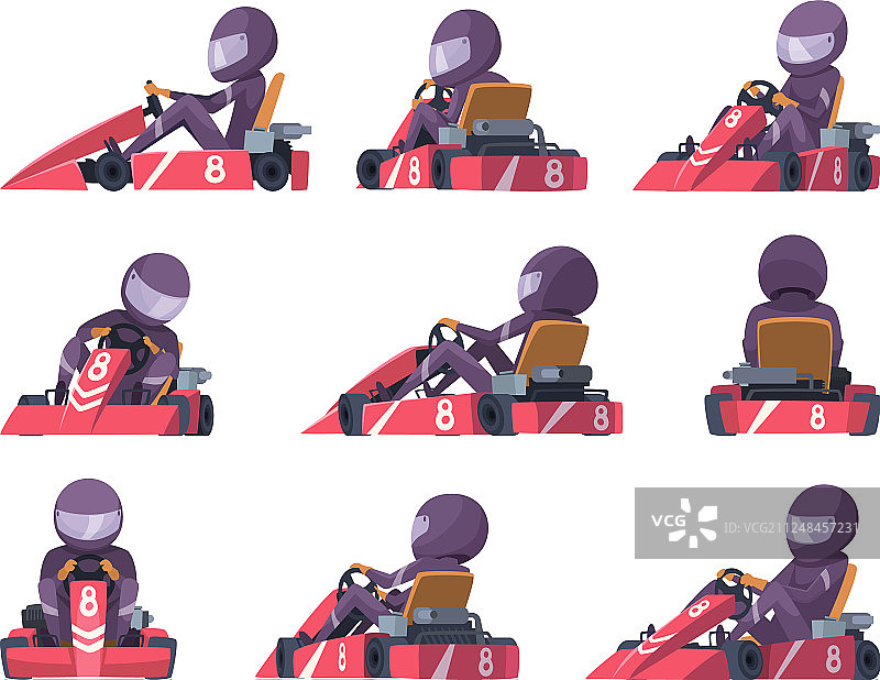 卡丁车比赛图片素材