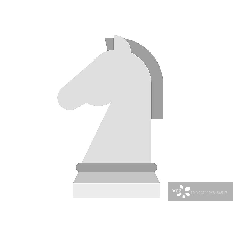 象棋马图标商业策略概念图片素材