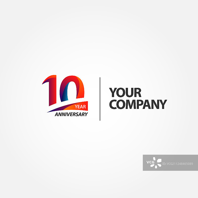 10周年纪念模板设计图片素材