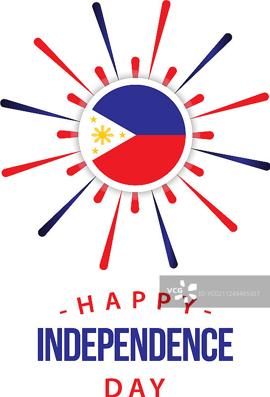 菲律宾独立日模板设计图片素材