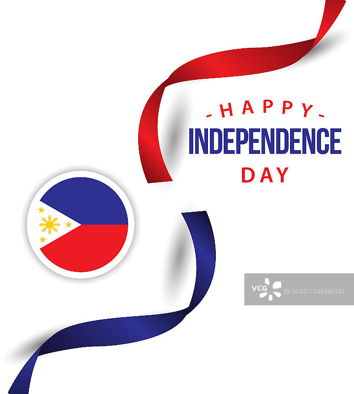 菲律宾独立日模板设计图片素材