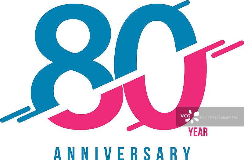 80周年纪念模板设计图片素材