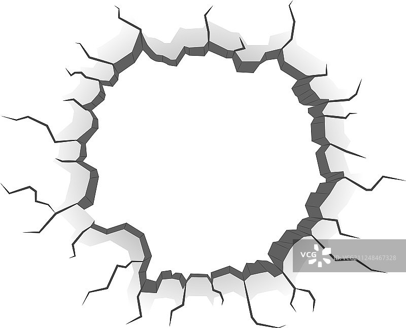 墙壁裂缝图片素材