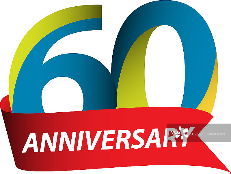 60周年纪念模板设计图片素材