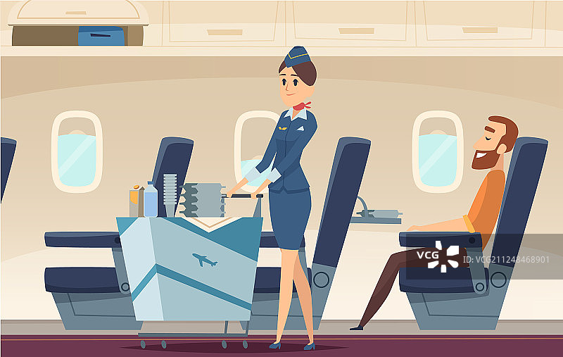 空姐背景航空企业人物图片素材