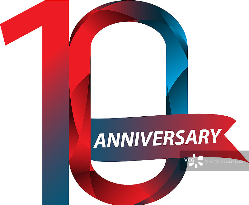 10周年纪念模板设计图片素材