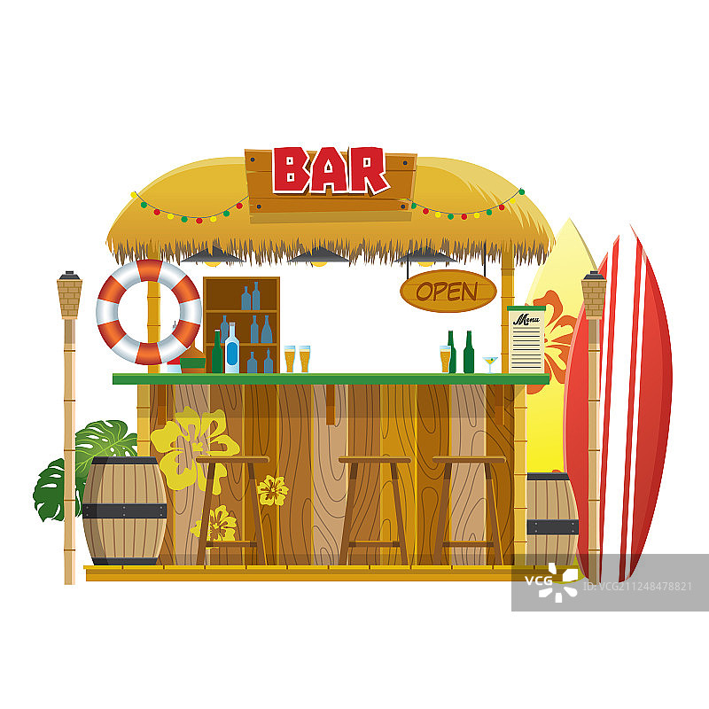 提基酒吧图片素材