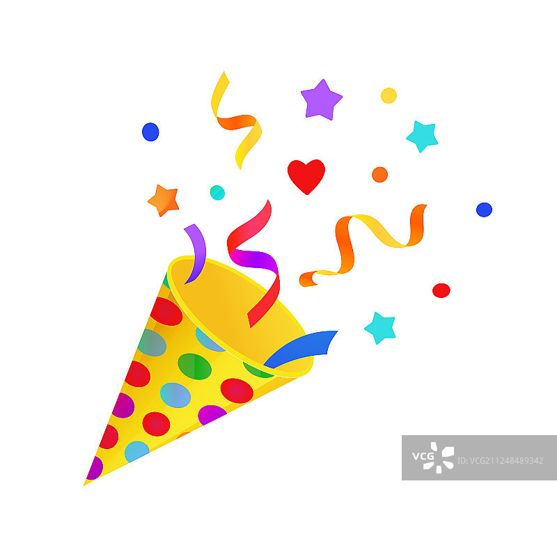 明亮卡通生日符号图片素材