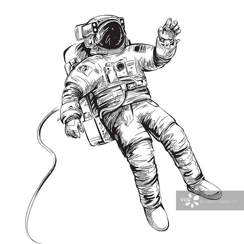 穿着宇航服的宇航员图片素材