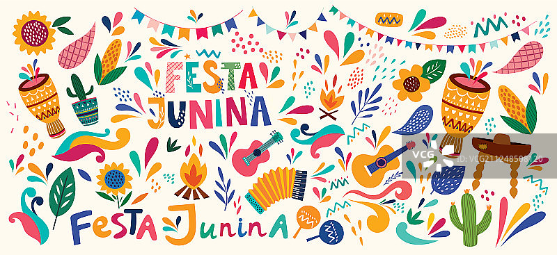 巴西节日六月节图片素材