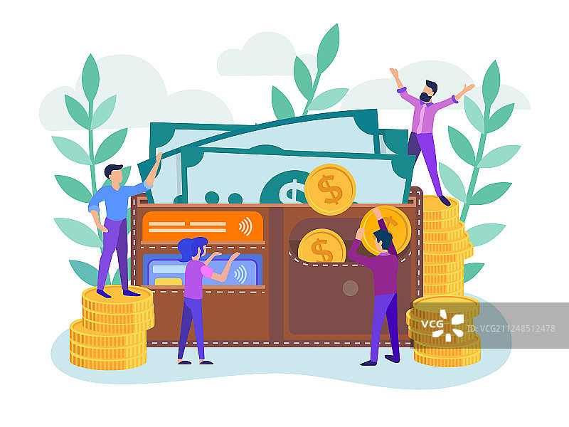 资金周转和安全概念图片素材