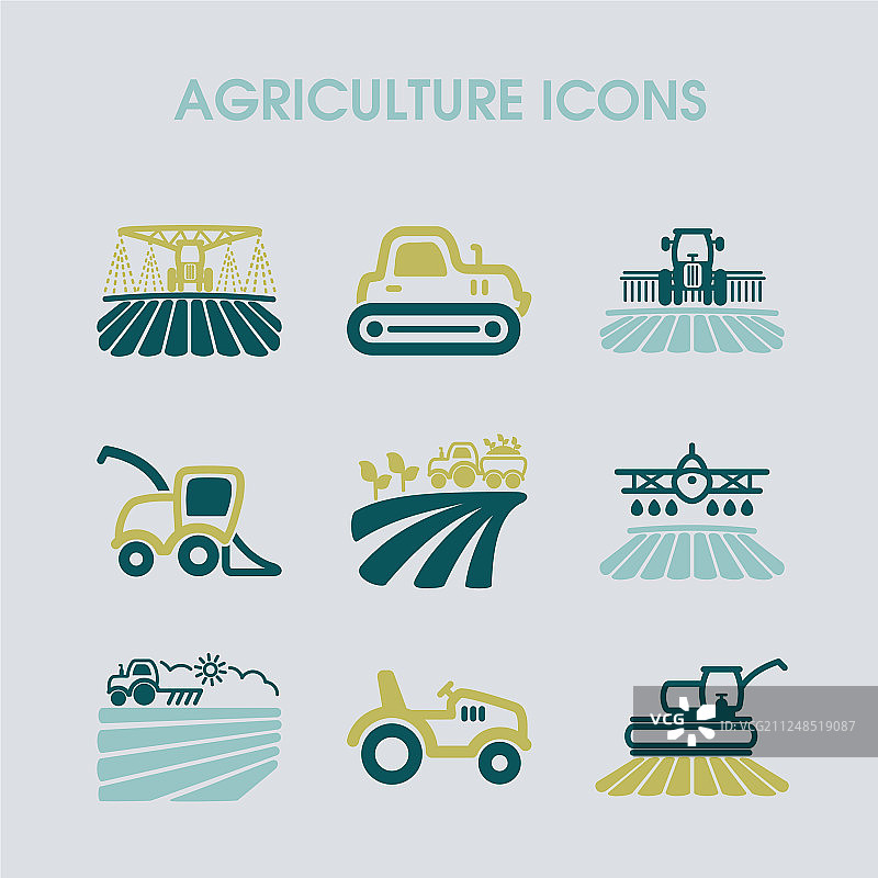 农田图标农业运输标志图片素材