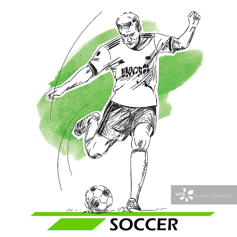 足球运动员图片素材