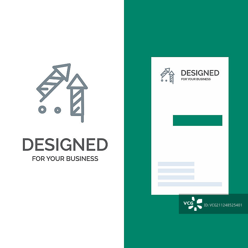 中国风鞭炮烟花灰色logo图片素材