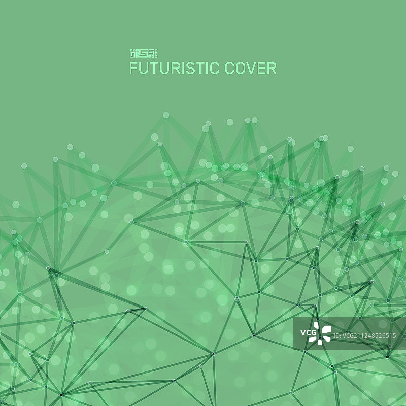 连接线点显微镜科学图片素材