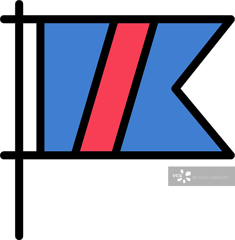 高尔夫运动旗帜banner图片素材