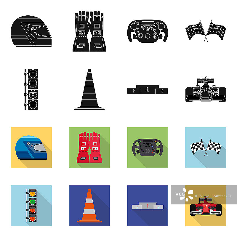 汽车和拉力赛符号图片素材