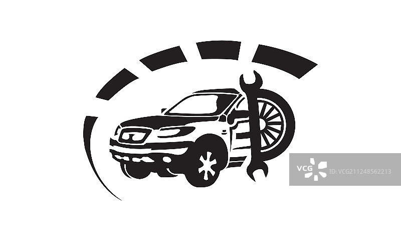 汽车服务维修标志图片素材