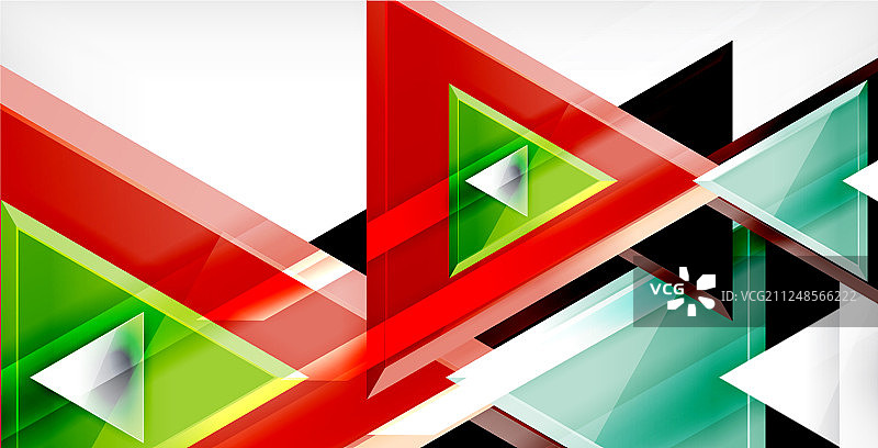 动态三角形构成抽象背景图片素材