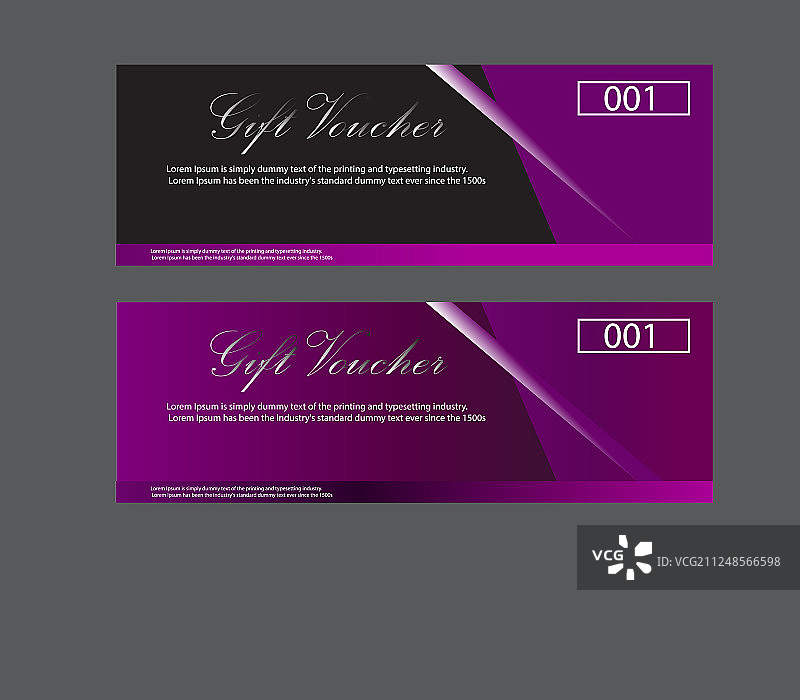 礼券模板图片素材
