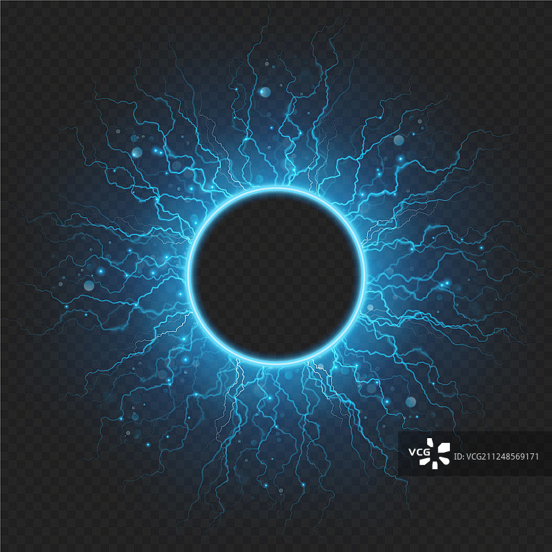 带电能的基本粒子图片素材