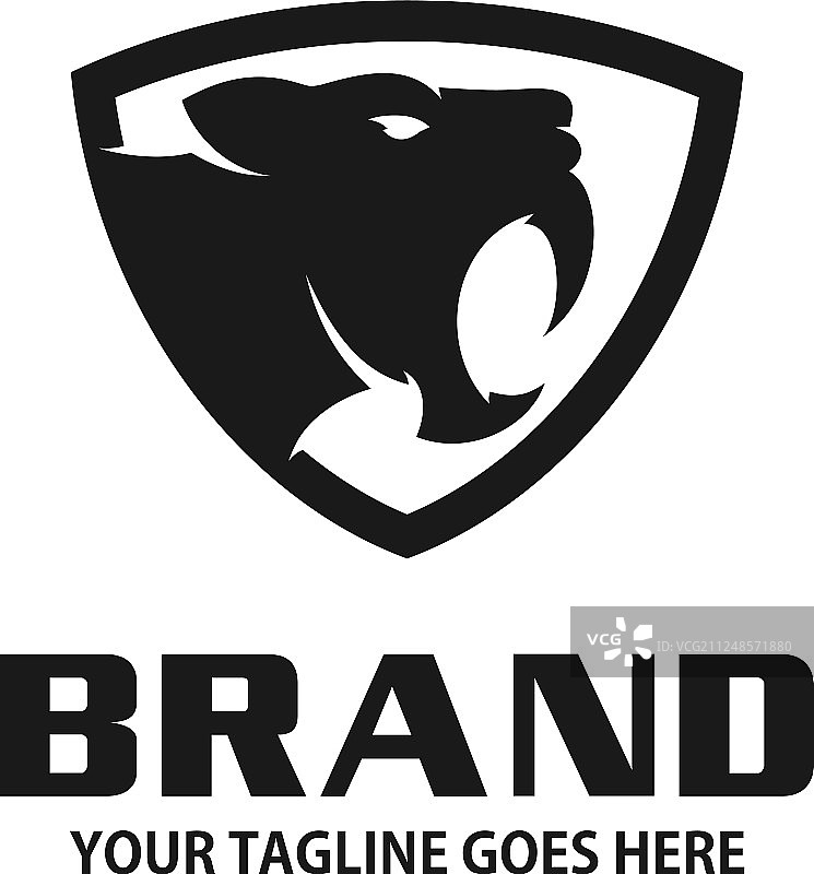 黑豹头像标志图片素材