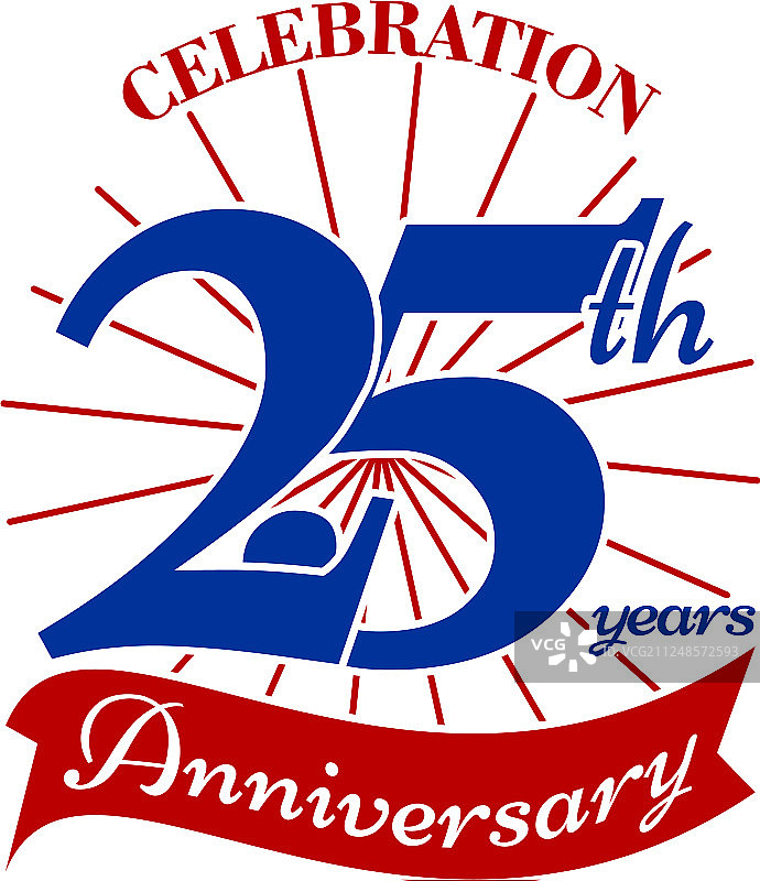 庆祝25周年图片素材