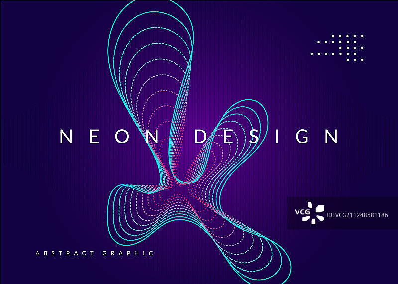 霓虹DJ电子舞曲宣传单图片素材