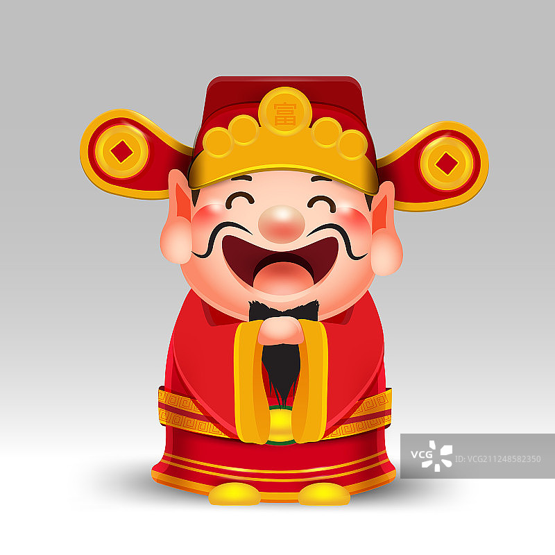 中国财神猪年图片素材