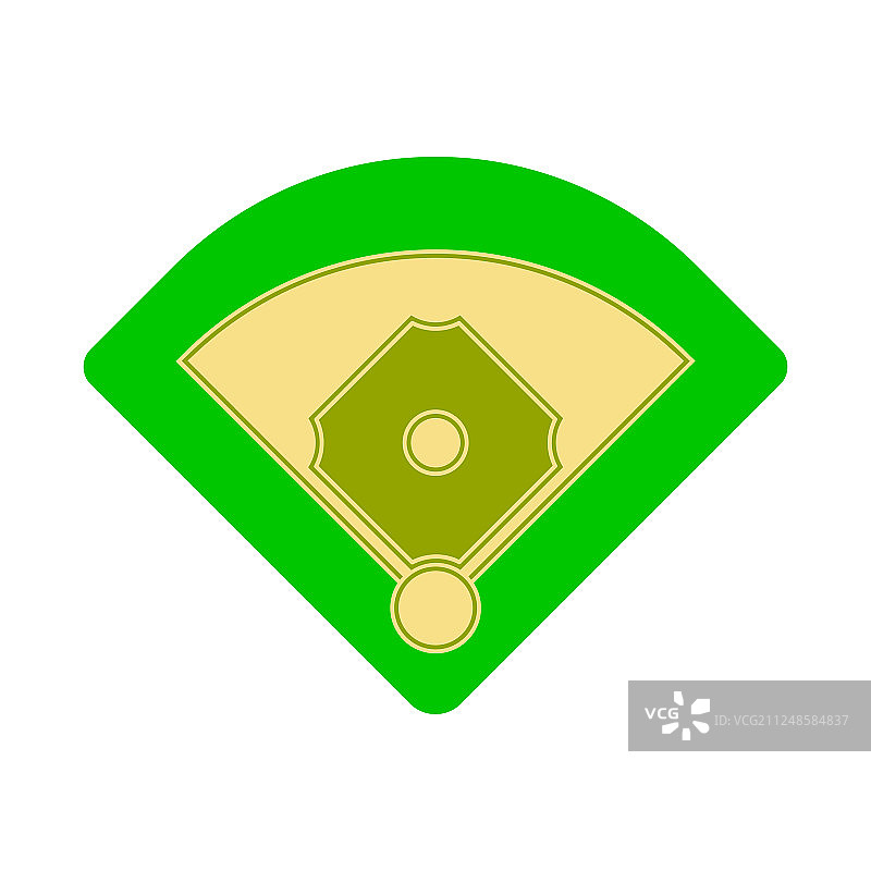 棒球场馆图标设计图片素材