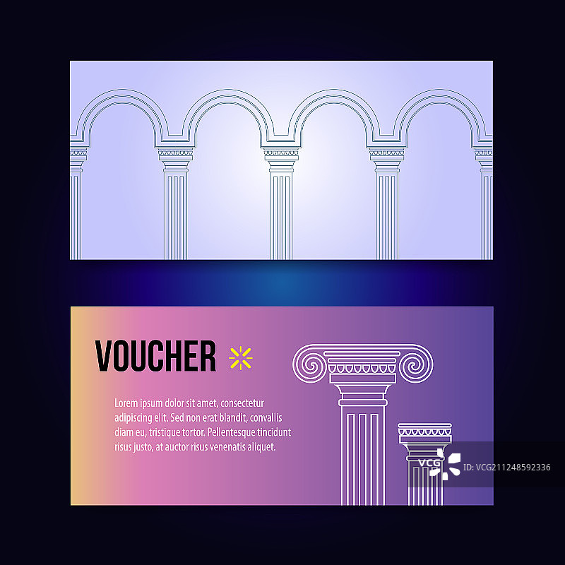 背景上的拱门写实设计艺术线图片素材