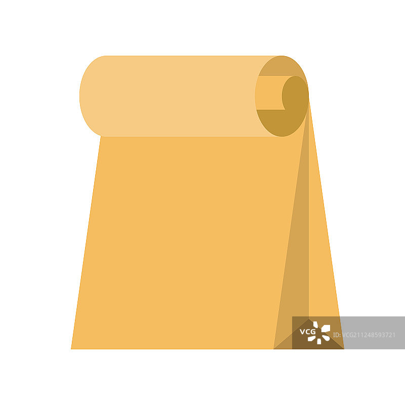 扁平风格纸袋图标图片素材