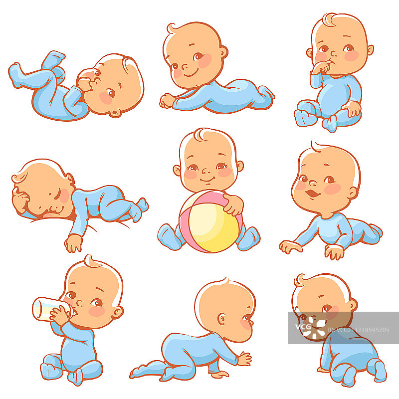 男婴套装图片素材