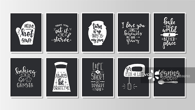 手绘概念字体排印海报图片素材