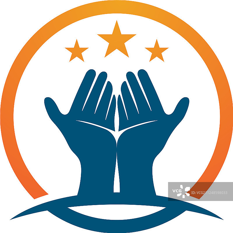 手护理标志模板图标企业图片素材