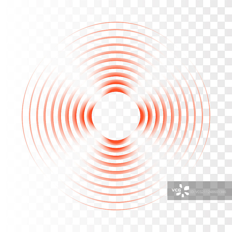 声纳波标志雷达图标图片素材