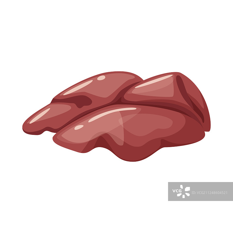 肝脏和鸡肉标志图片素材