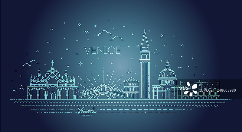 威尼斯城市风光图片素材