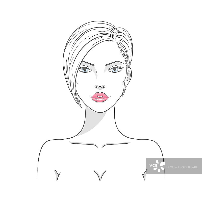 时尚美丽的女人图片素材