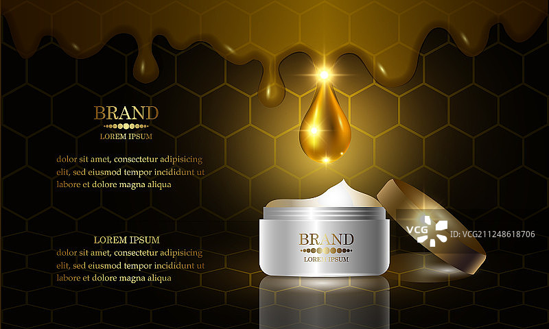 蜂蜜奶油图片素材